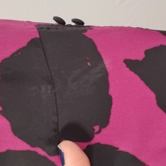 Derek Lam 10 Crosby Abstract Midi Dress Size 12 100% Silk Luxury - Picture 12 of 16